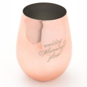 Wedding planning glass